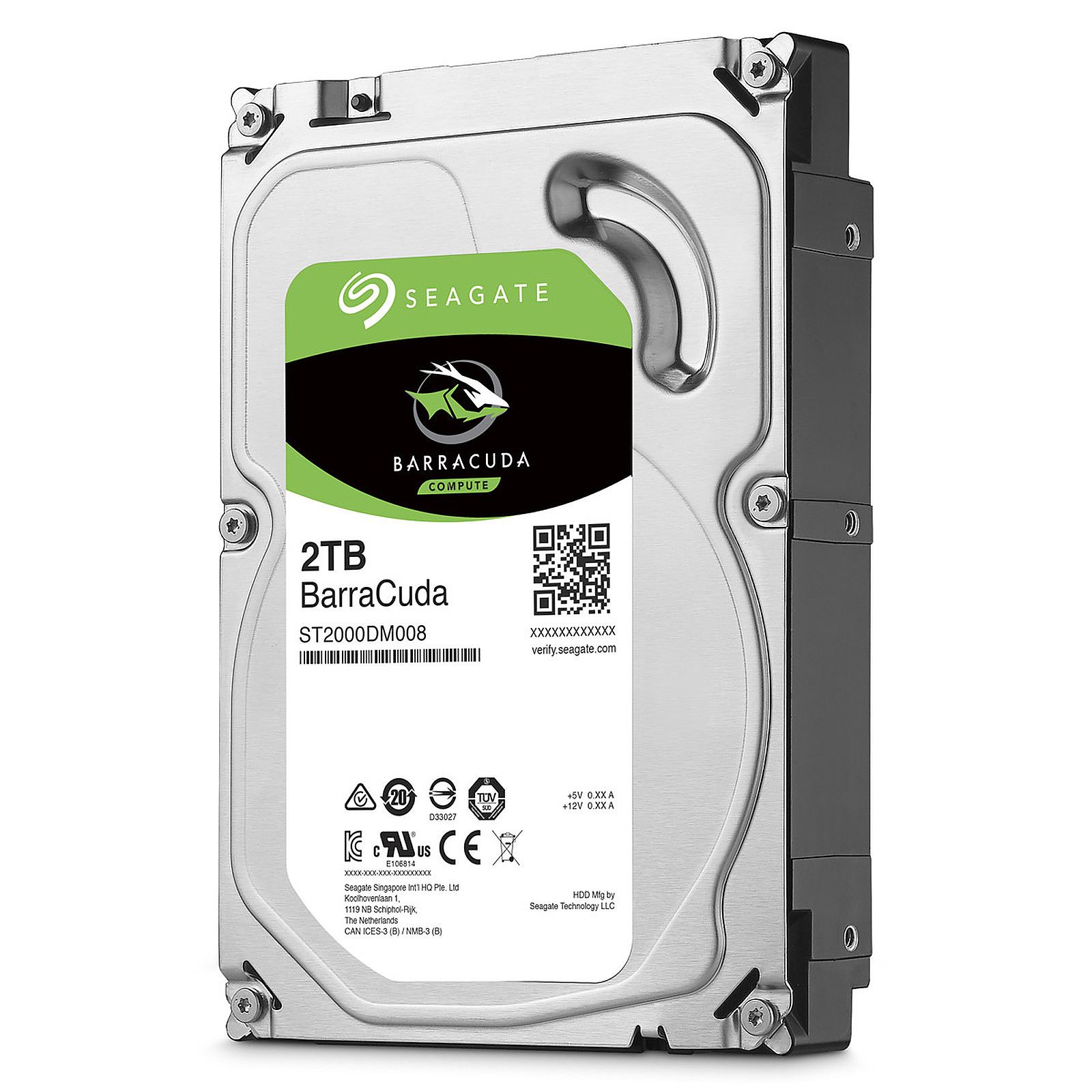 Жесткий диск Seagate ST2000DM008 емкостью 2 ТБ.