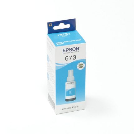 Тонер Epson T673 Голубой