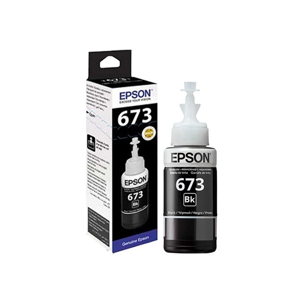 Тонер Epson T673 Черный