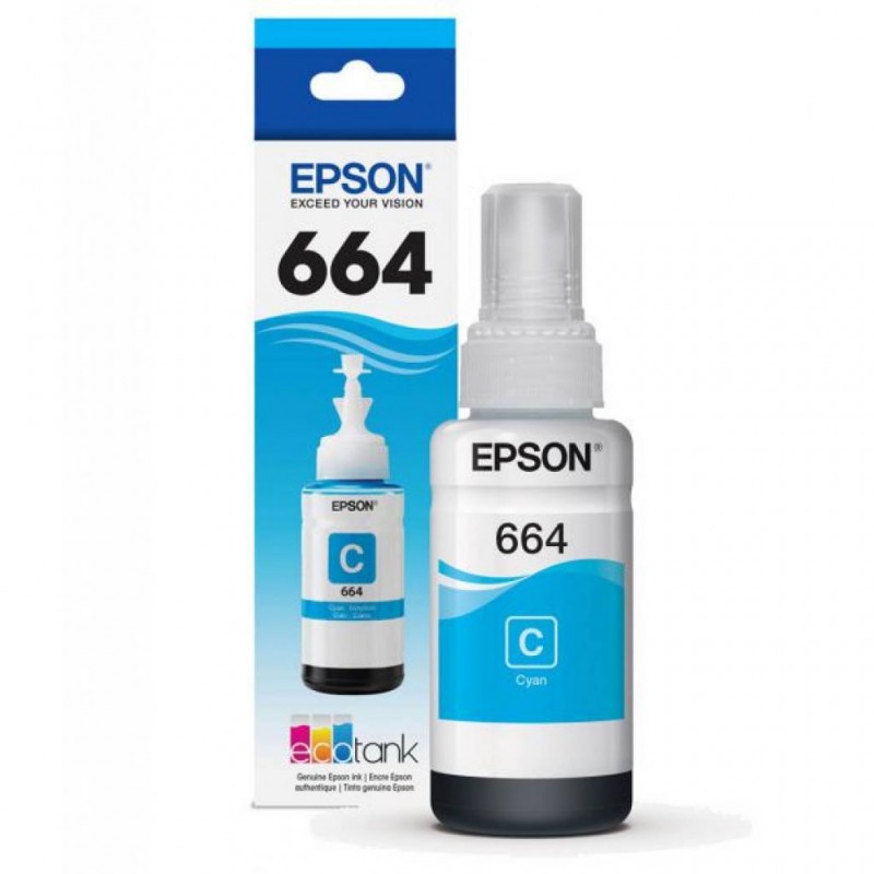 Тонер Epson T664 Синий