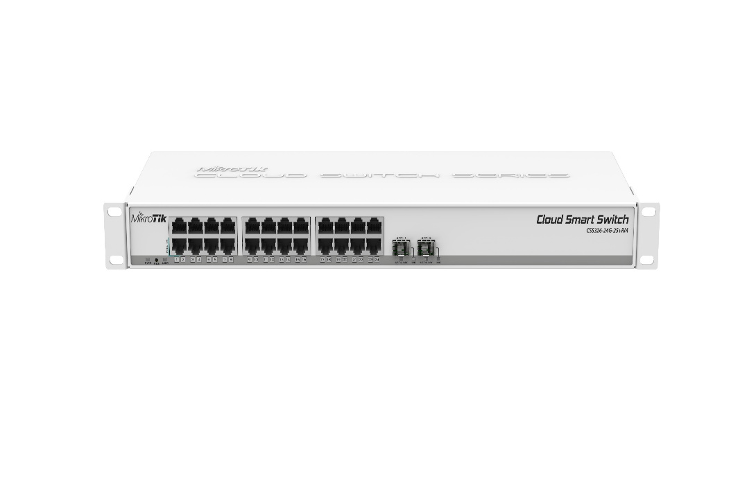 Переключатель MikroTik CSS326-24G-2S+RM