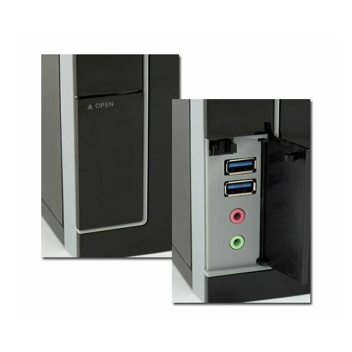 Компьютерный корпус Mini-ITX 75W LC-1370BII
