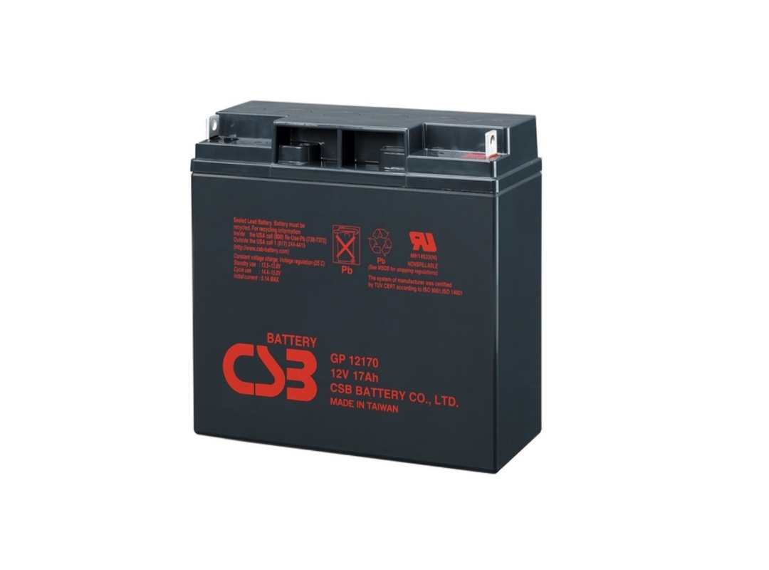Аккумулятор 12В 17А CSB GP12170B1