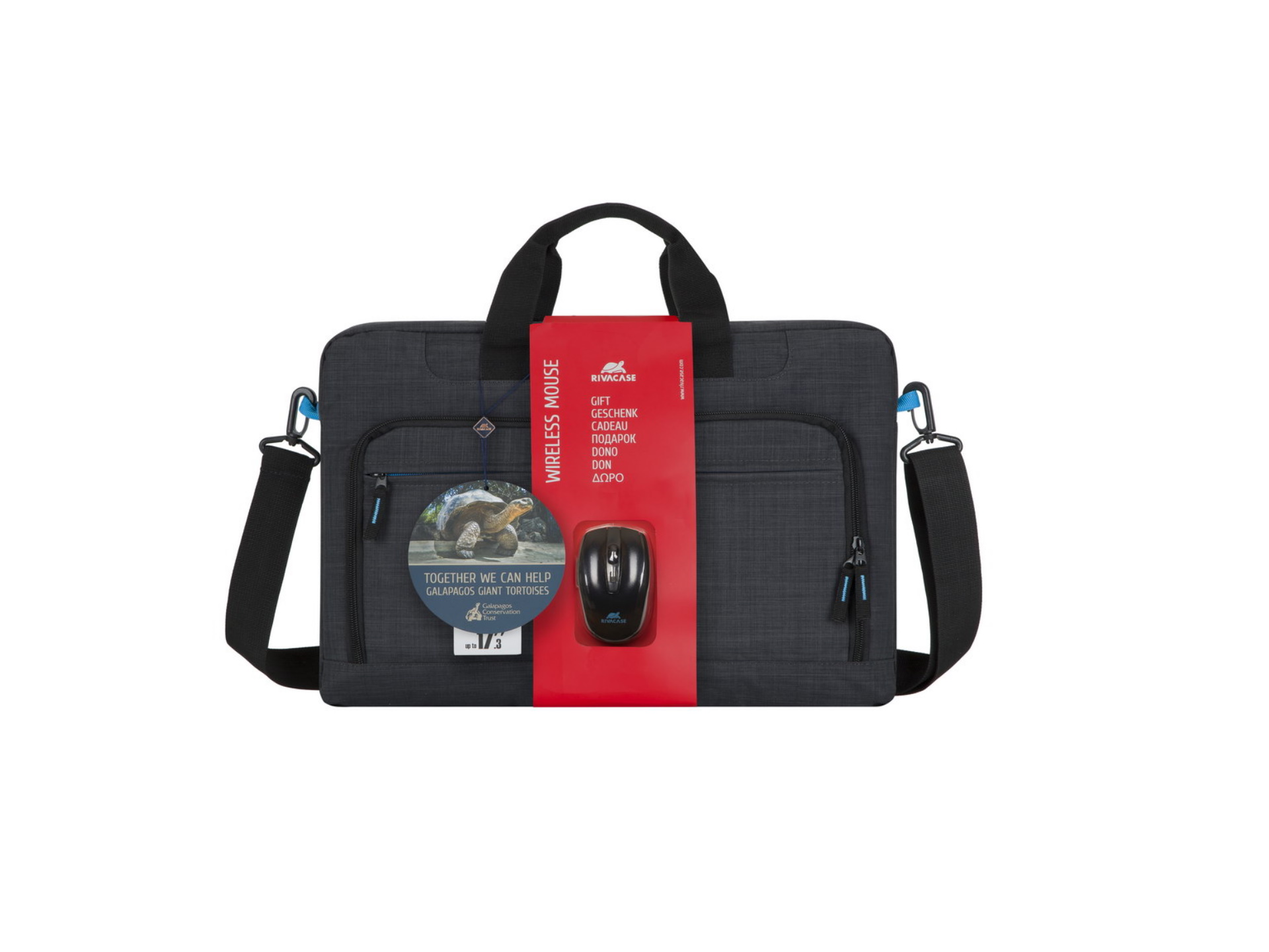Сумка Rivacase BUNDLE 08/8058 ЧЕРНАЯ 17,3″