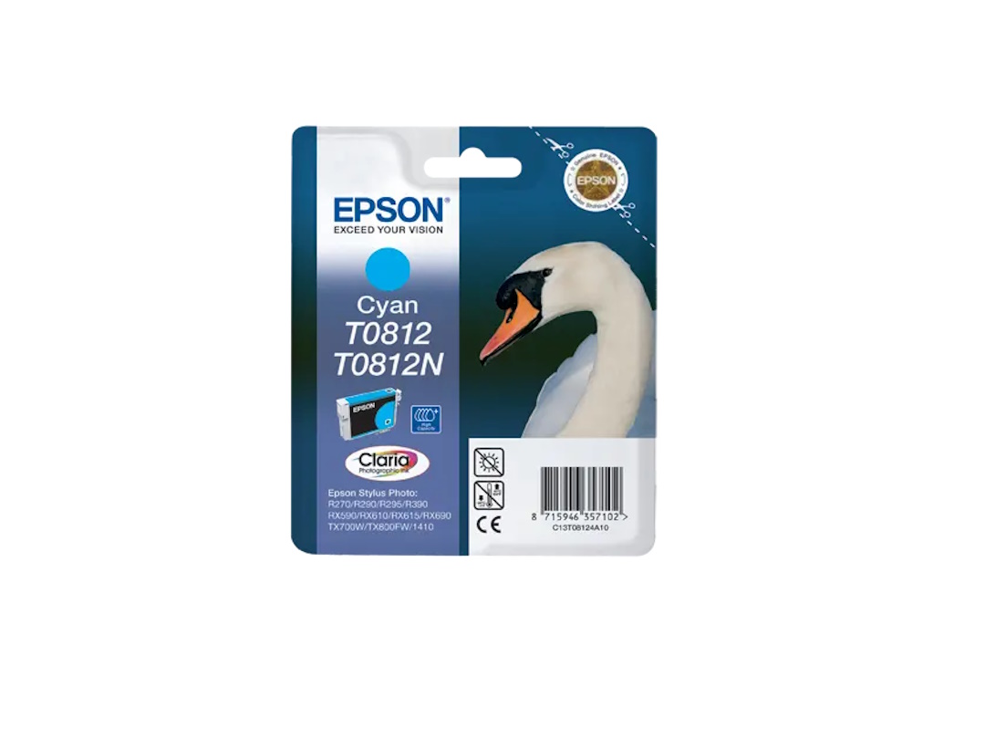 Чернила Epson InkTec T0812 Голубой