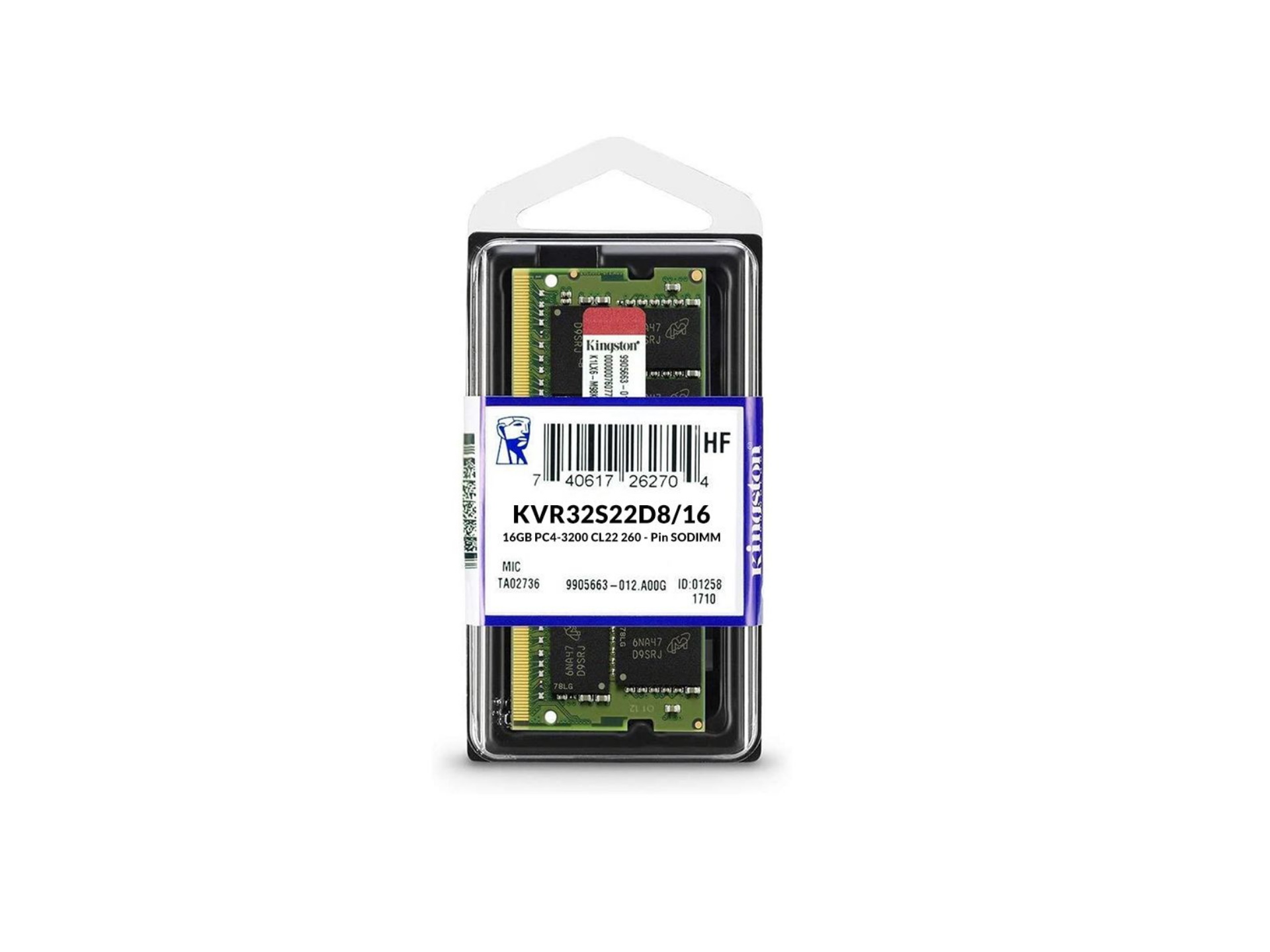 Память SODIMM DDR4 16ГБ Kingston KVR32S22D8/16