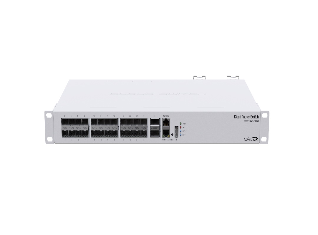Переключатель MikroTik CRS326-24S+2Q+RM