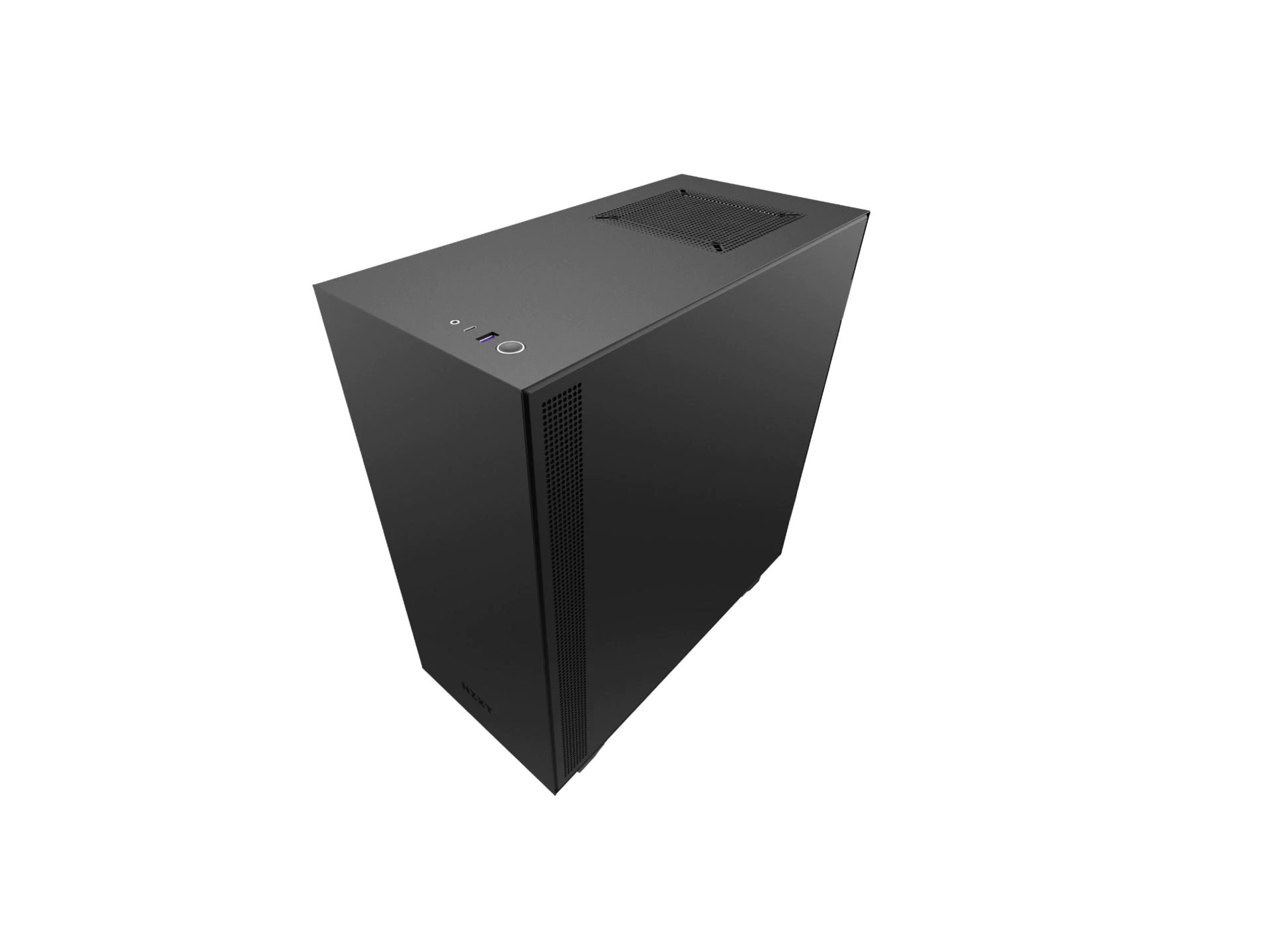 Компьютерный корпус MidiTower MITX без блока питания черный/красный H510 NZXT