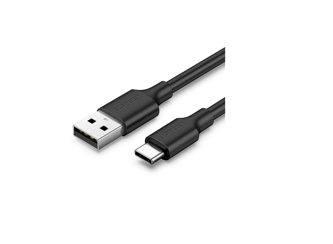 Кабель UGREEN US287 60115 USB-A 2.0 на USB-C 0,5 м Черный