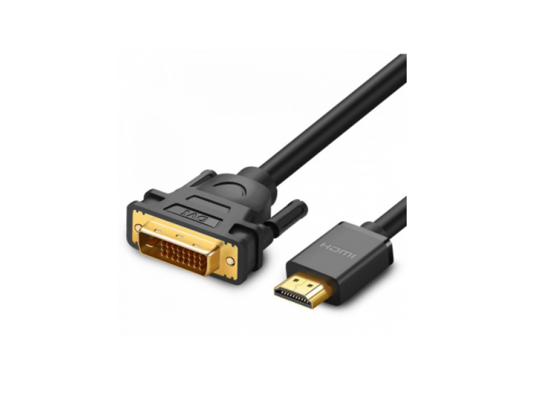 Кабель UGREEN HD106 10135 HDMI-DVI 2м (черный)