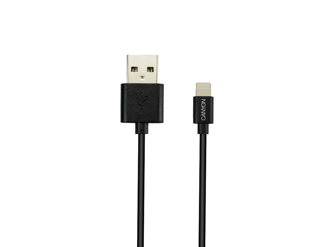 Кабель Canyon MFI-1 CNS-MFICAB01B Черный