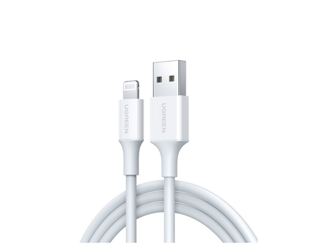 Кабель UGREEN US155 80313 USB-A 0,5м (Белый)