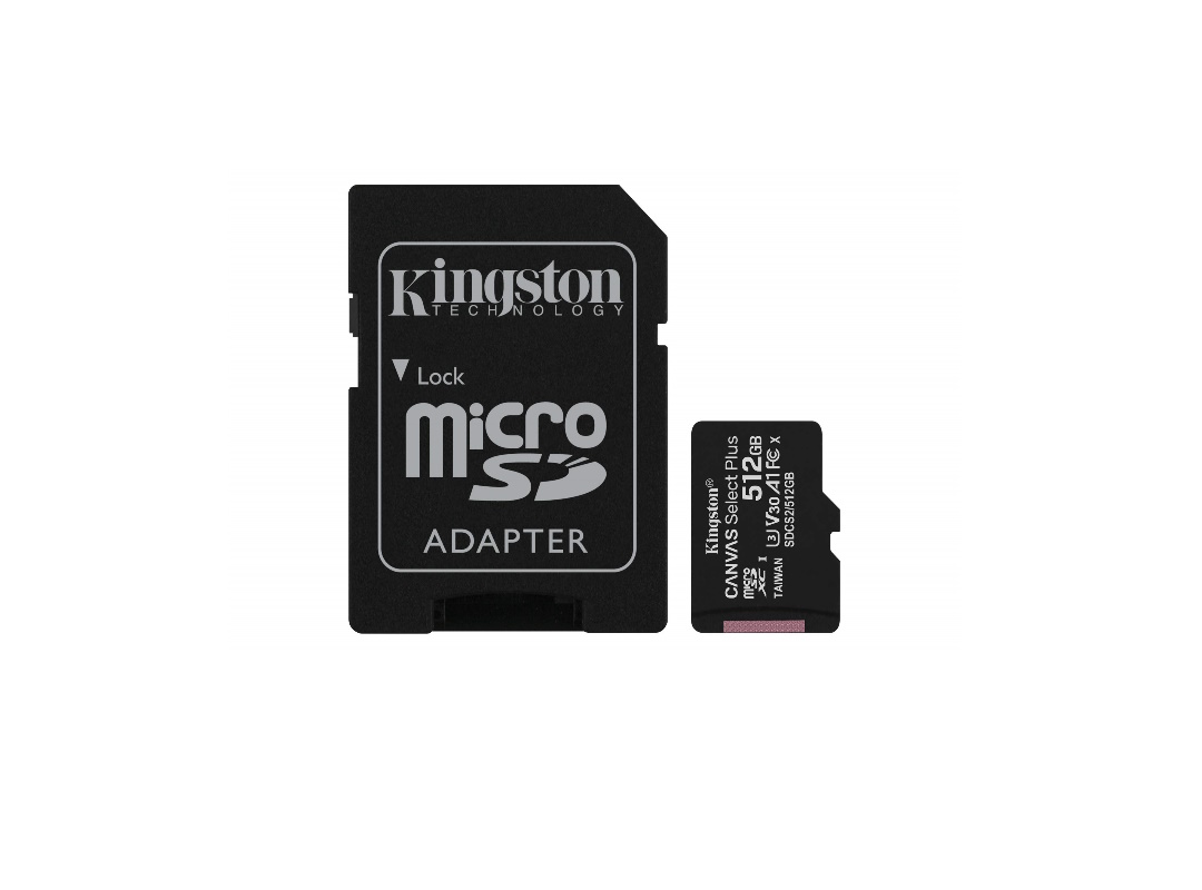 Карта памяти Kingston Canvas Select Plus (microSD 512 ГБ)