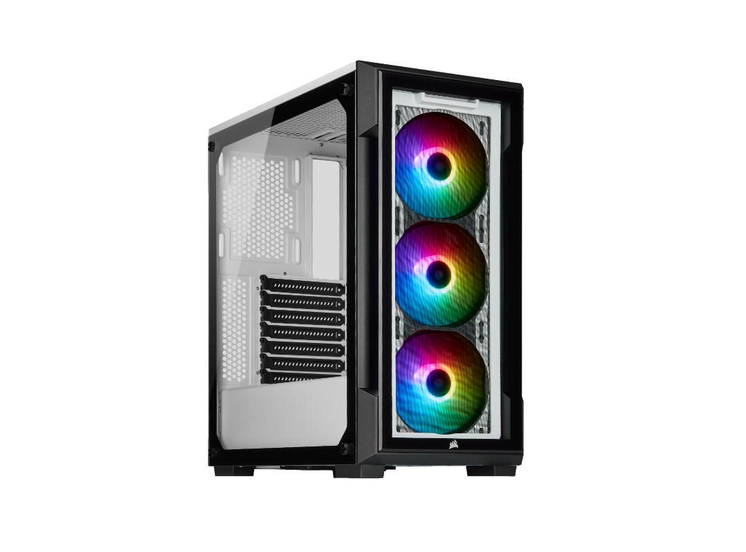 Компьютерный чехол Corsair iCUE 220T RGB Smart White CC-9011191-WW