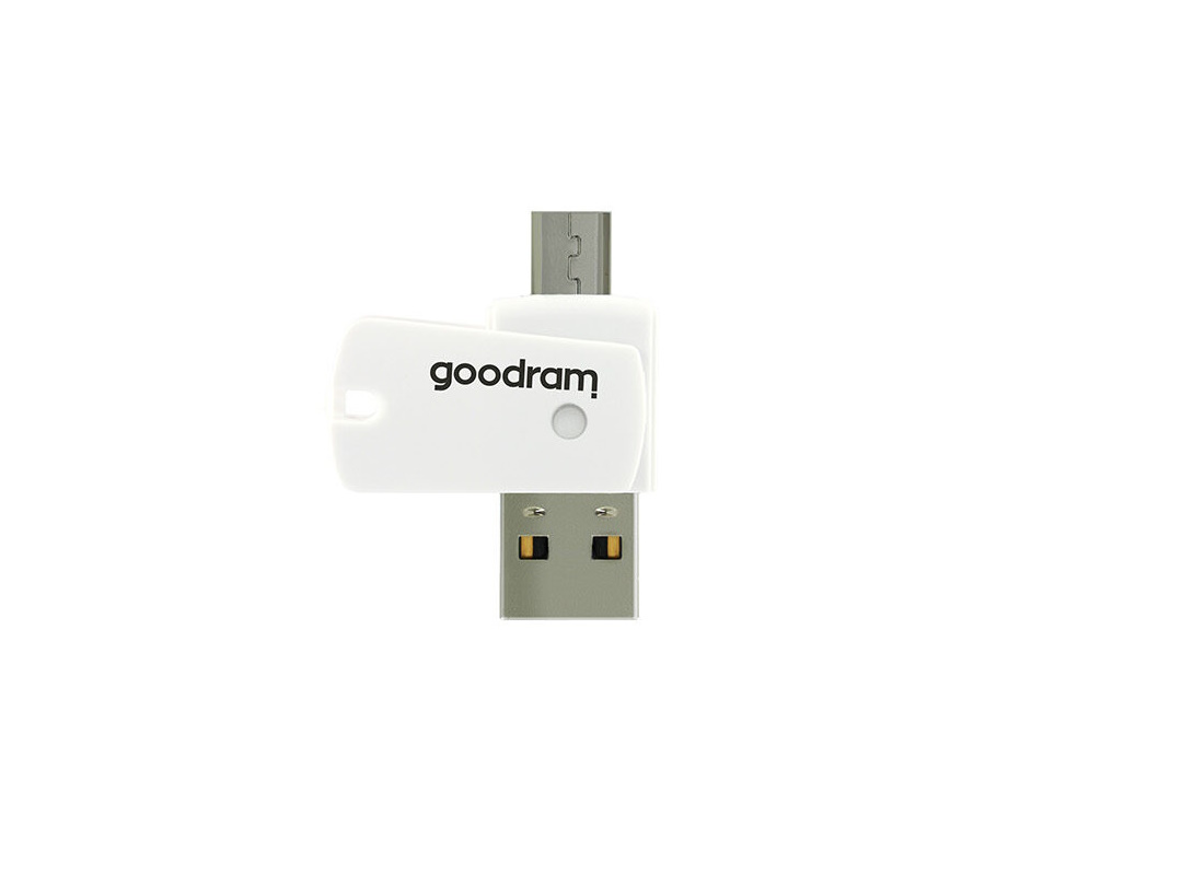 Кардридер GOODRAM AO20-MW01R11 OTG microCARD WHITE