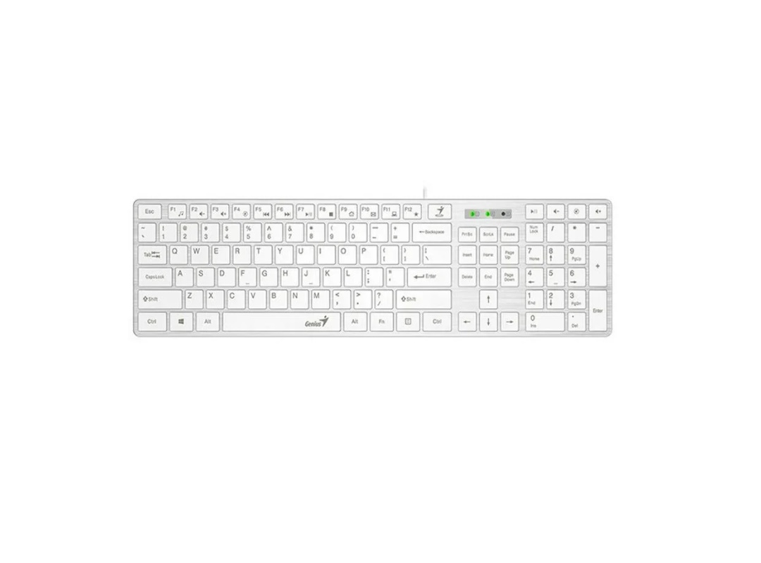 Клавиатура GENIUS SLIMSTAR 126 USB White