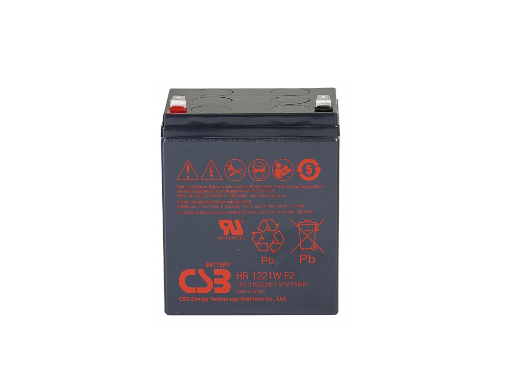 Аккумулятор 12В 5А CSB HR1221W F2