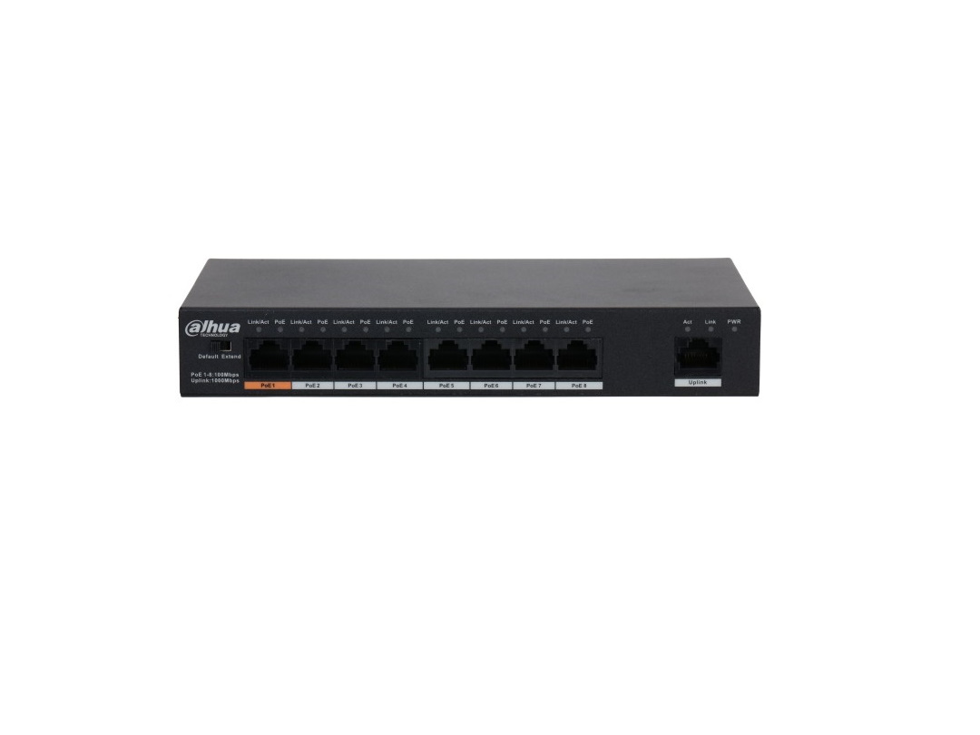Сетевой коммутатор Dahua DH-PFS3009-8ET1GT-96