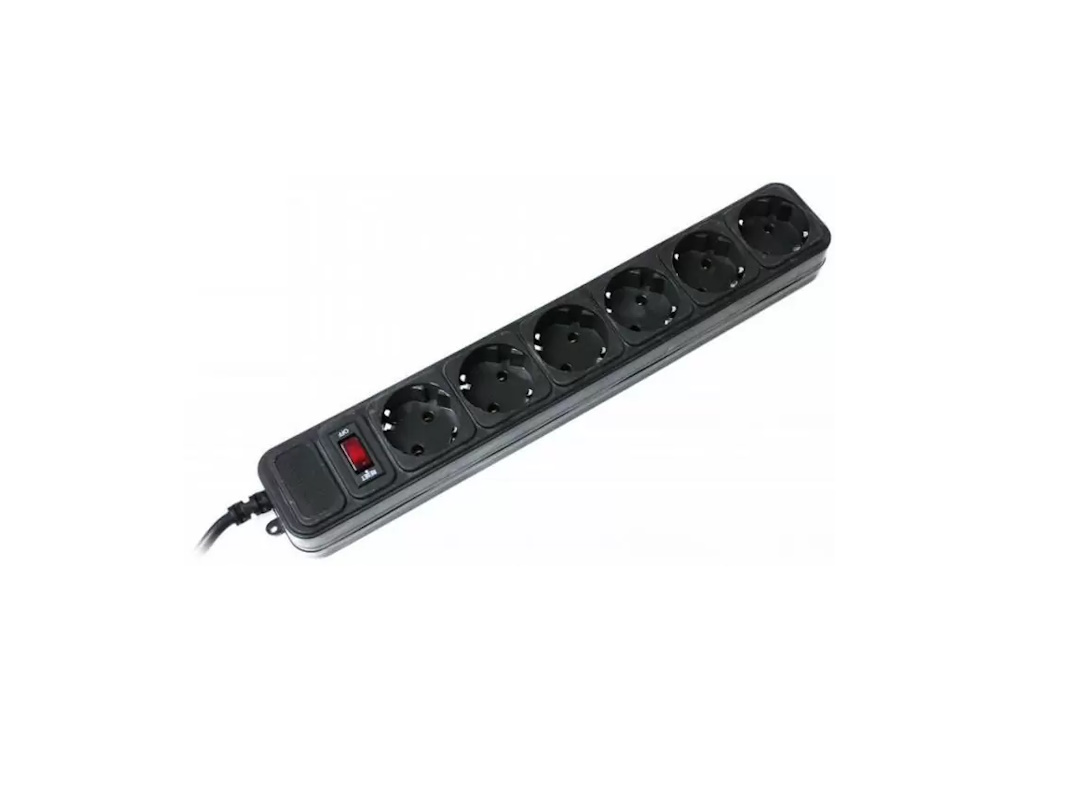 Розетка электропитания Gembird SPG6-B-15PPB 5м