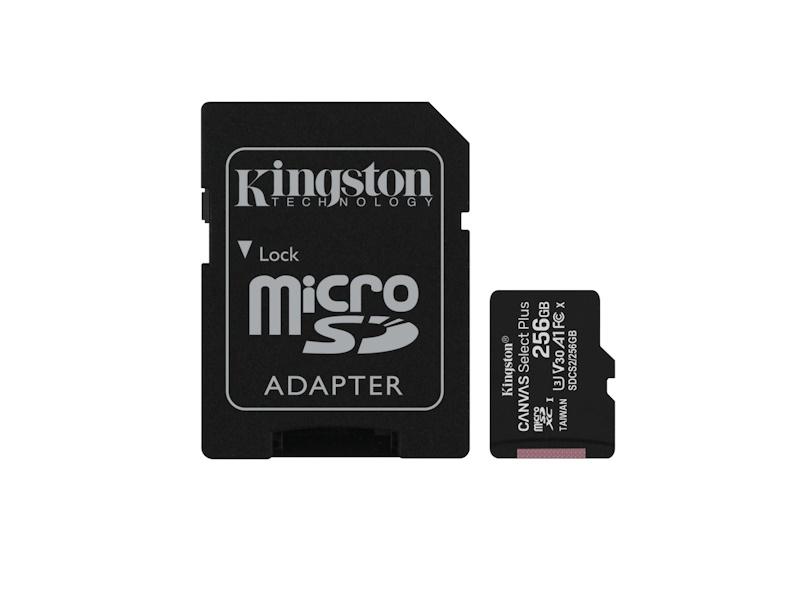 Карта памяти Kingston Canvas Select Plus (microSD 256 ГБ)