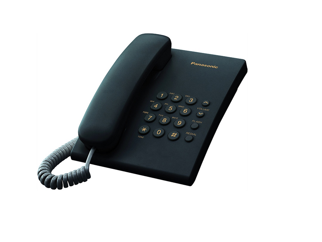 Проводной телефон PANASONIC KX-TS2350UAB черный