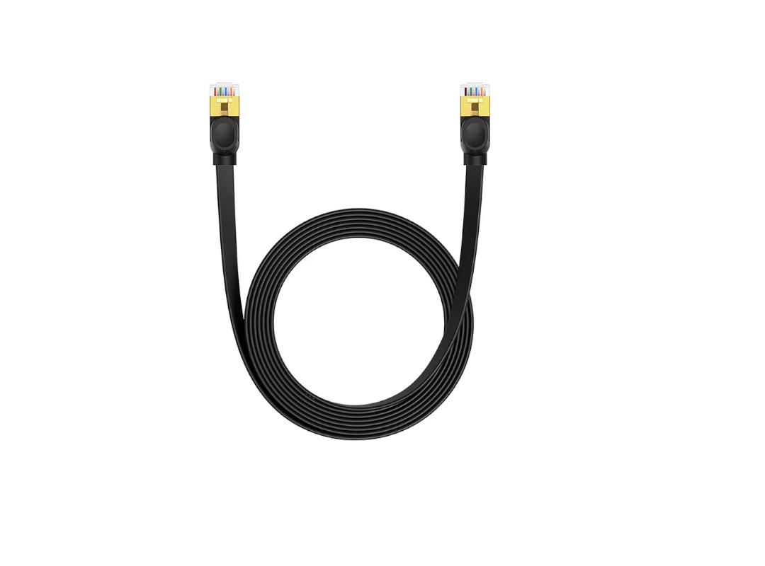 Сетевой кабель с терминалом Baseus High Speed CAT7 3м Cluster Черный (B00133207111-03)