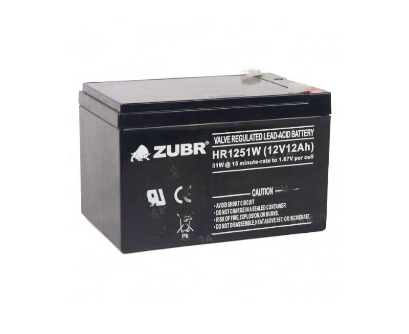 Аккумулятор 12В 12А Зубр HR1251W F2
