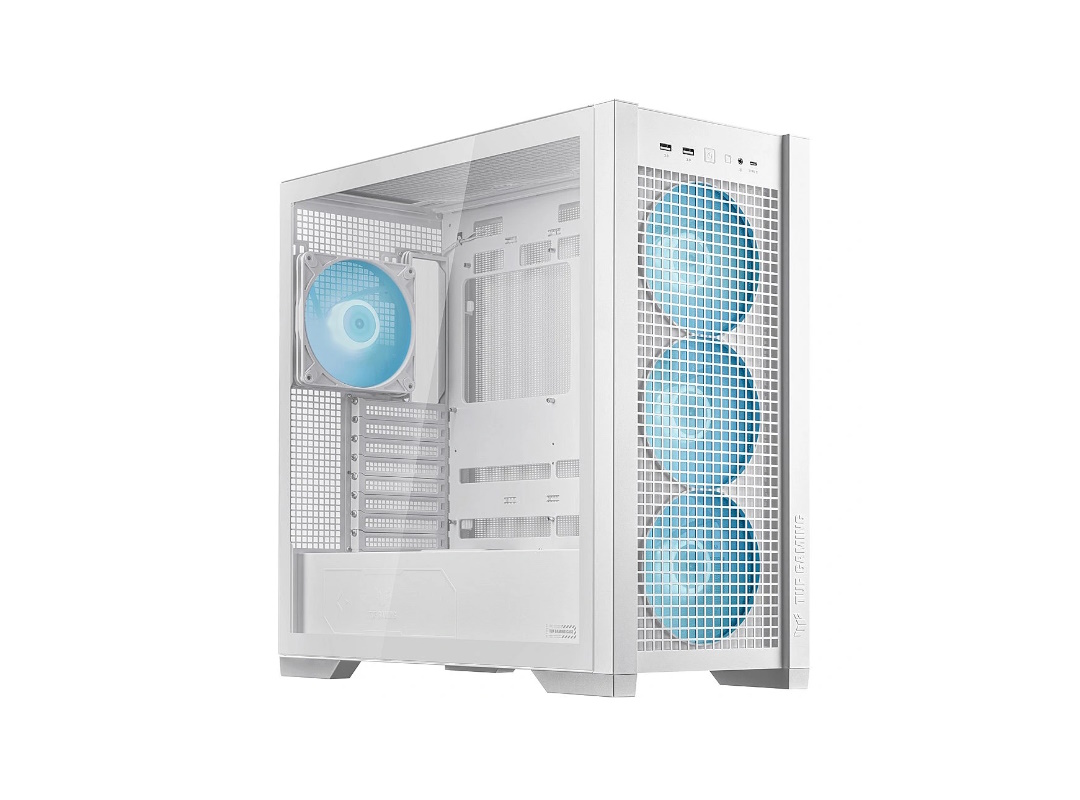 Компьютерный корпус Asus TUF GAMING GT302 TG ARGB White (90DC00I3-B19000)