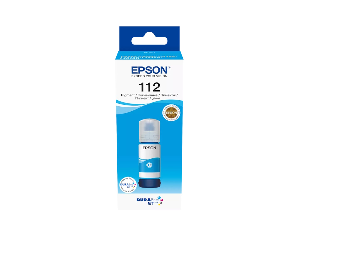 Чернила Epson T112 Cyan