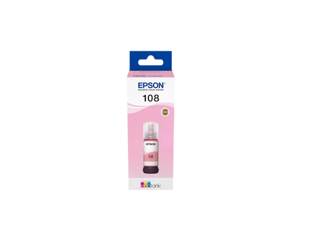 Чернила Epson T108 светло-пурпурные