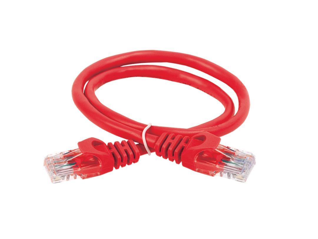 Сетевой кабель с клеммой ИТК 10м PC04-C6U-10M Красный