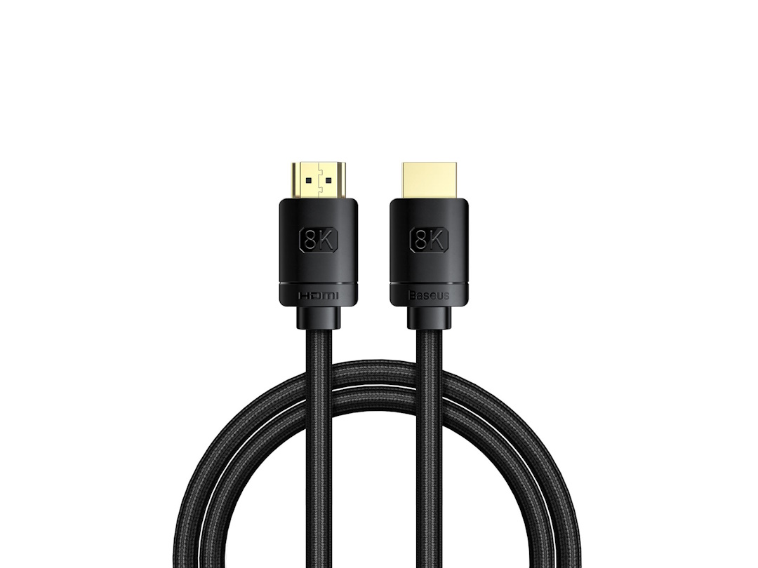 Кабель Baseus серии высокой четкости HDMI-HDMI, 8 м, черный CAKGQ-E01