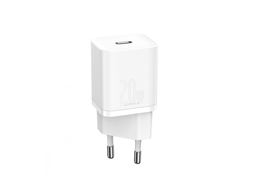 Зарядное устройство Ankle Baseus Super Si Quick Charger 1C 20W EU Sets Белый TZCCSUP-B02