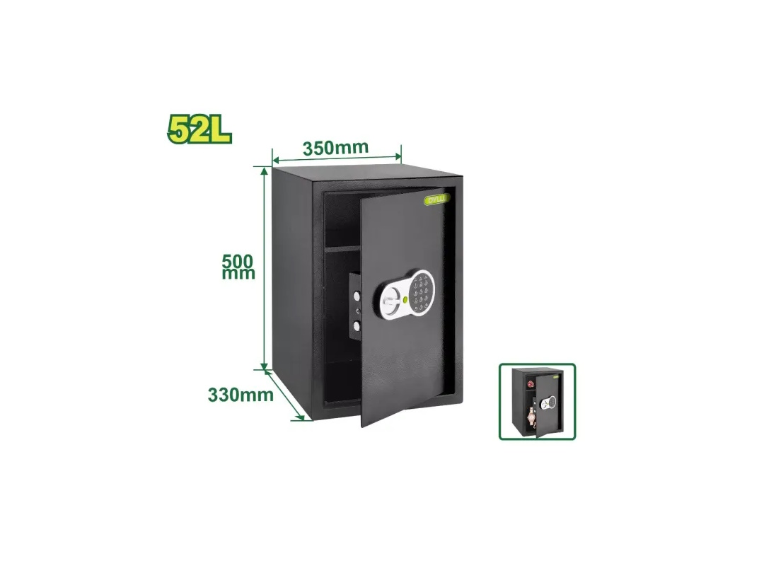 Электронный сейф 52л DYLLU DTEB1550