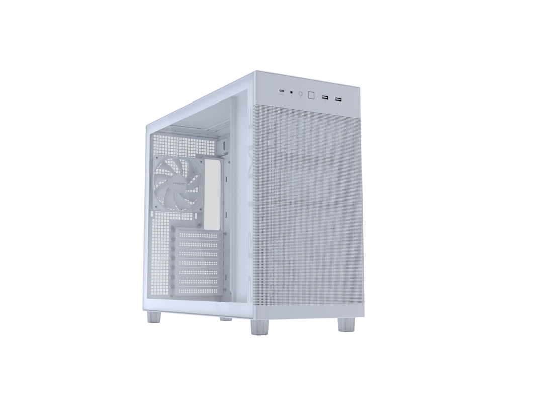 Компьютерный корпус Asus PRIME AP303 TG WHITE 90DC00V3-B39010