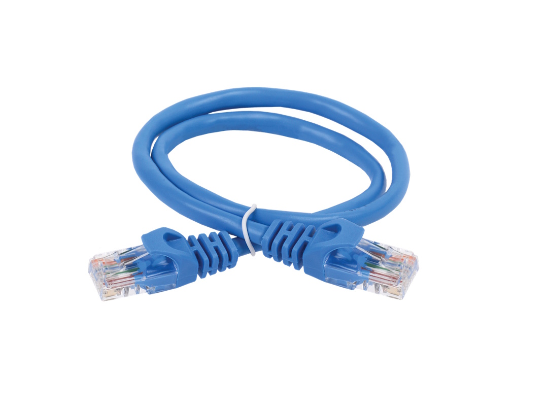 Сетевой кабель с клеммой ITK 3м PC03-C5EU-3M Синий