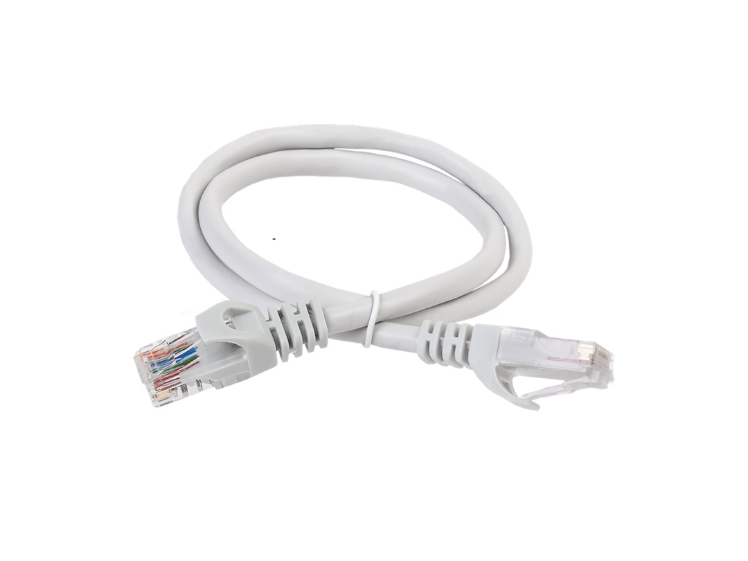 Сетевой кабель с клеммой ITK 3м LSZH PC01-C5EUL-3M Серый