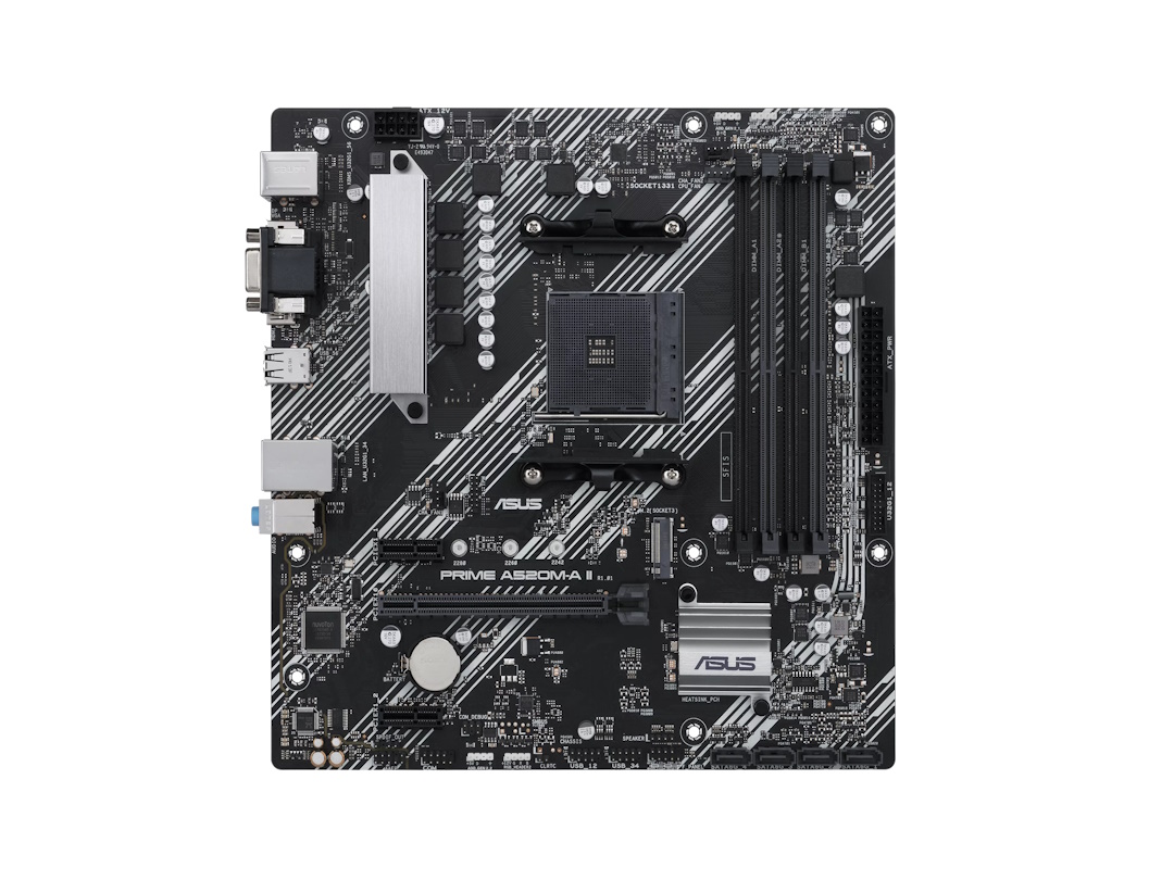 Материнская плата Asus PRIME A520M-A II/CSM (90MB17H0-M0EAYC)