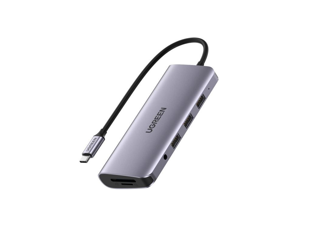Разветвитель UGREEN CM512 45000 USB-C HUB 6-в-1