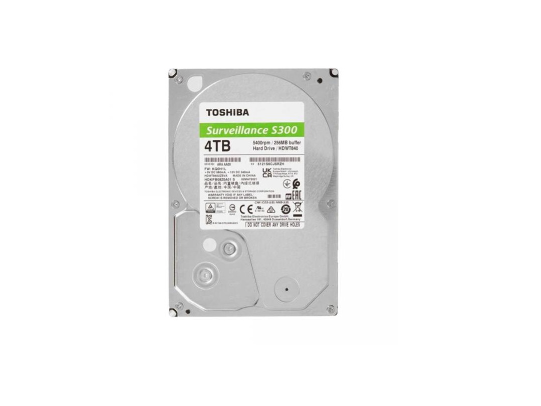 Жесткий диск 4ТБ Toshiba S300 HDWT840UZSVA